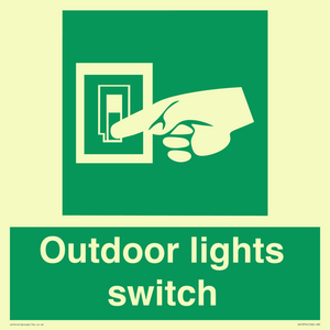 Outdoor lights switch